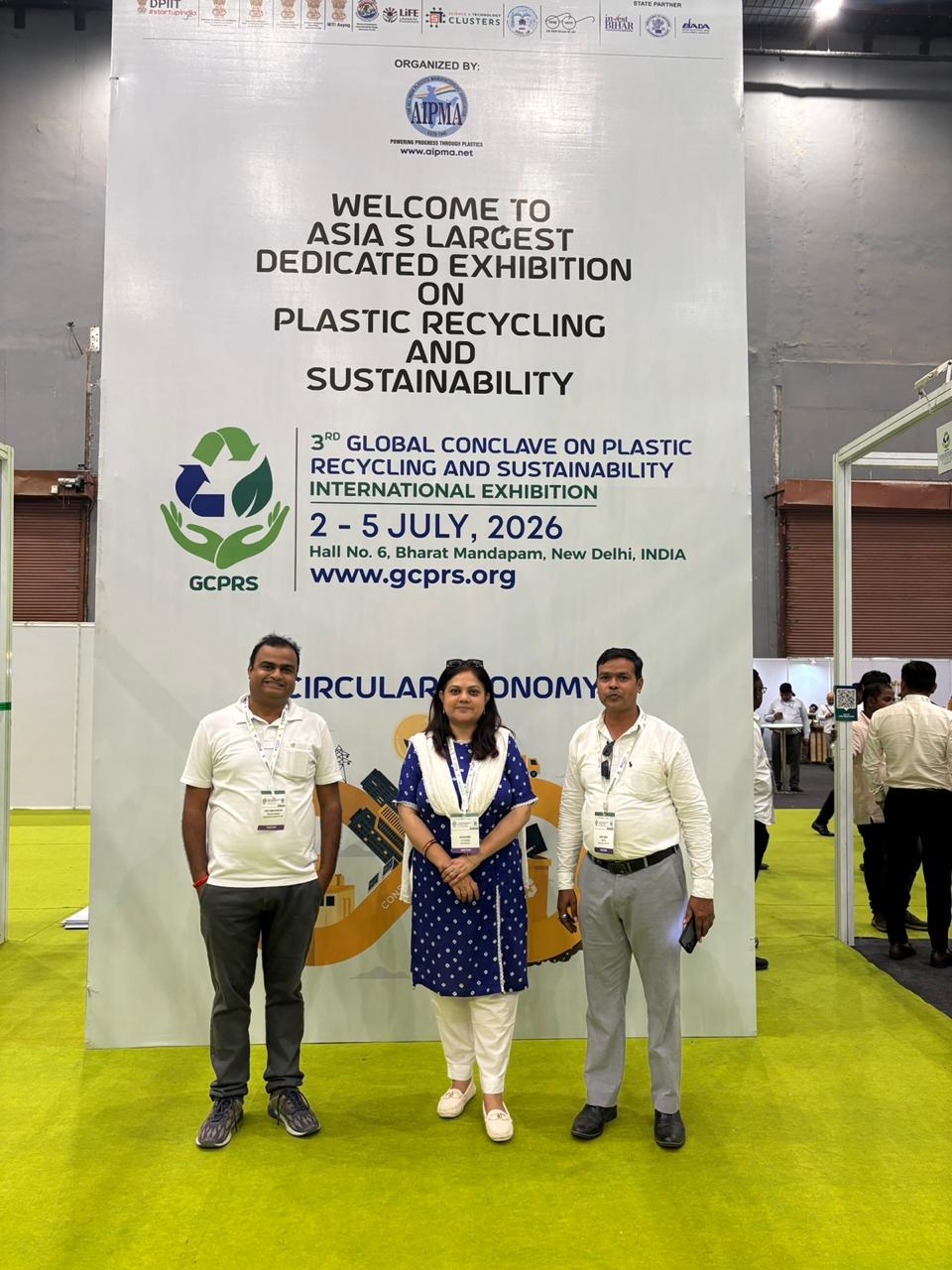 GeoCirculus team at the Global Conclave on Plastic Recycling and Sustainability